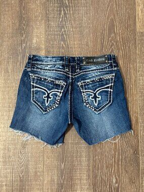 Rock Revival Charlotte Easy Boot Cutoff Shorts - Size 26